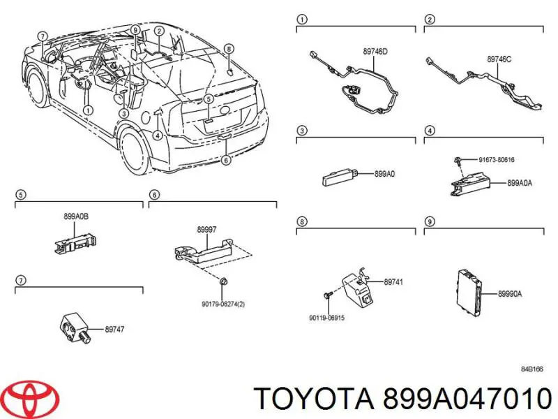  Toyota 899A047010 цена, от 6.33 USD