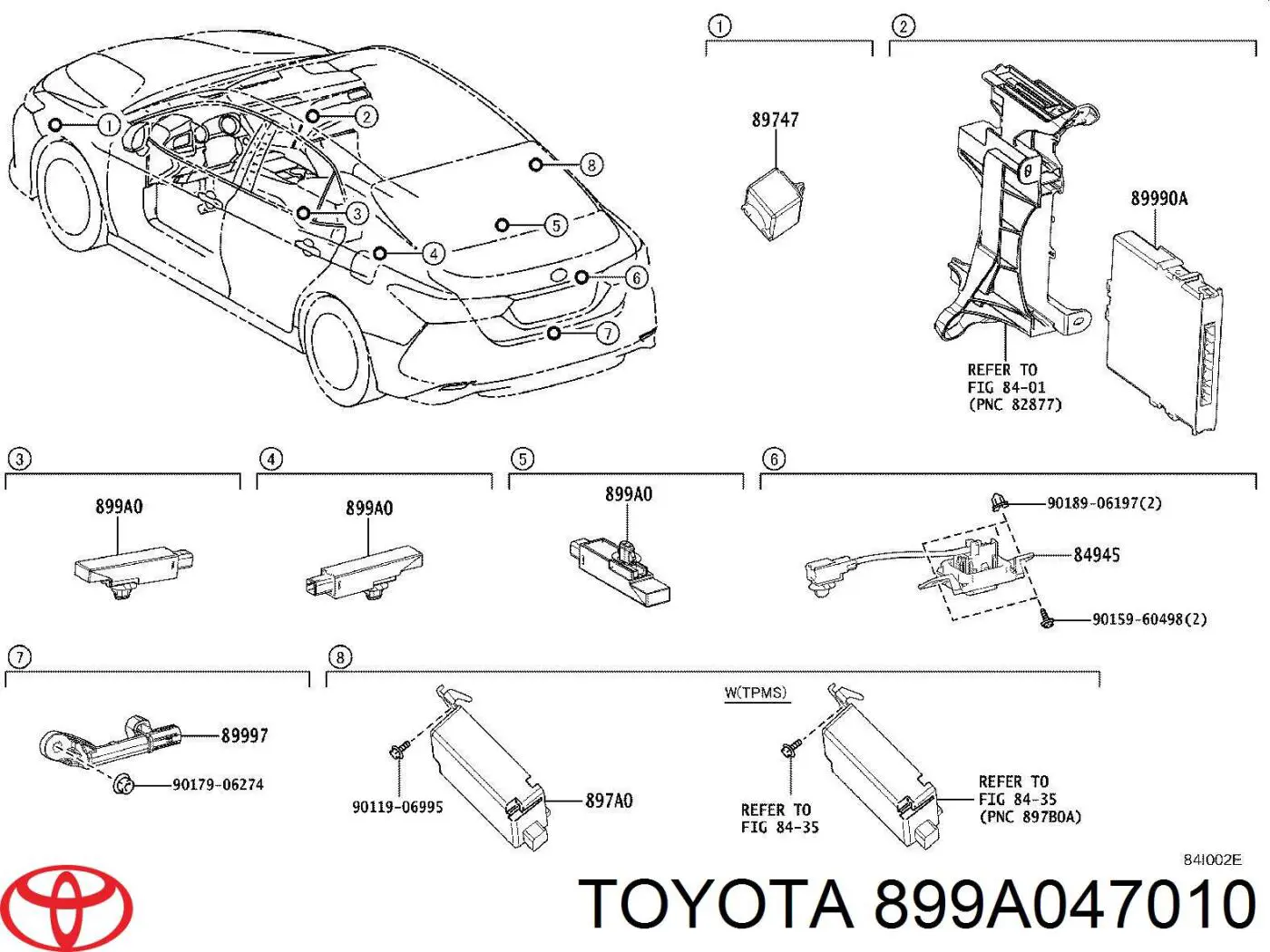 899A047010 Toyota 