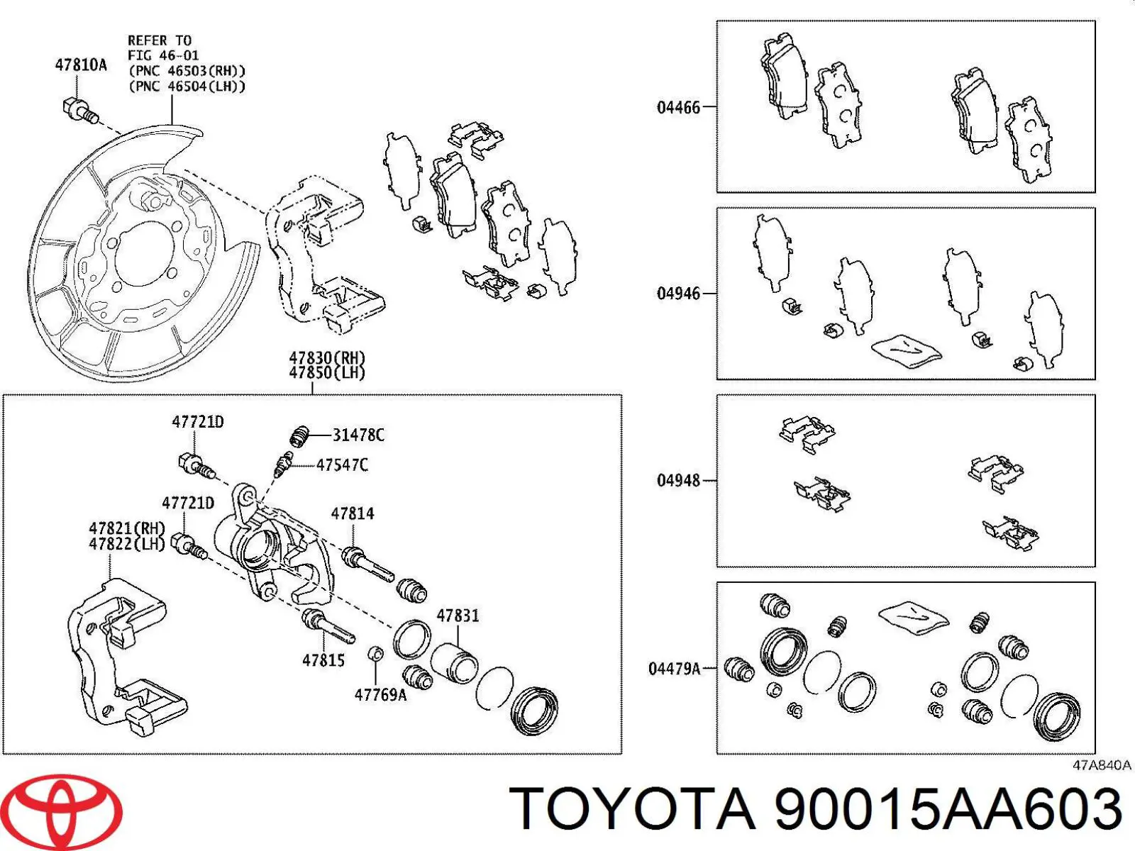 90015AA603 Toyota 