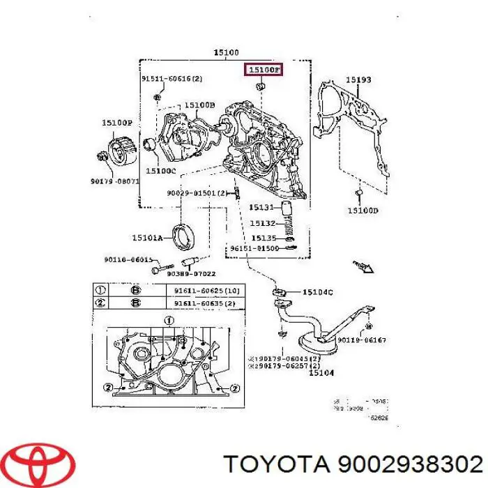  Toyota 9002938302 цена, от 1.79 USD