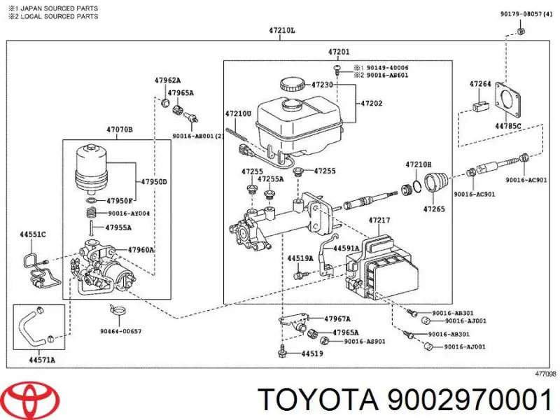 Купить 9002970001 Toyota 