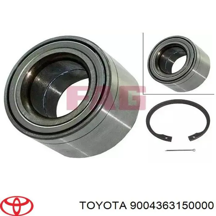 Подшипник ступицы 9004363150000 Toyota