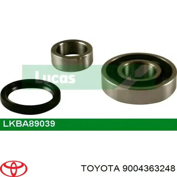 Подшипник полуоси заднего моста 9004363248 Toyota