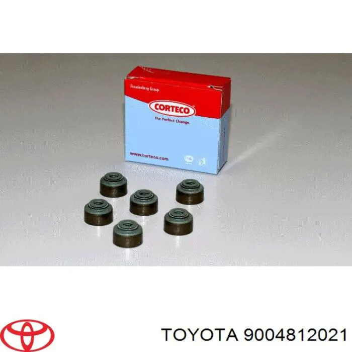 Сальник клапана (маслосъемный), впуск/выпуск, комплект на мотор на Daihatsu Move L150, L152, L160
