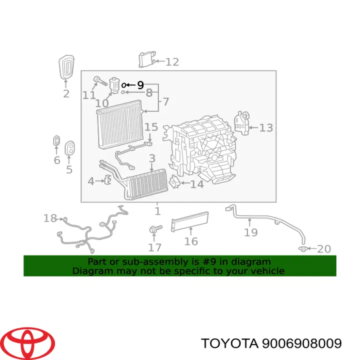  Toyota 9006908009 цена, от 1.45 USD