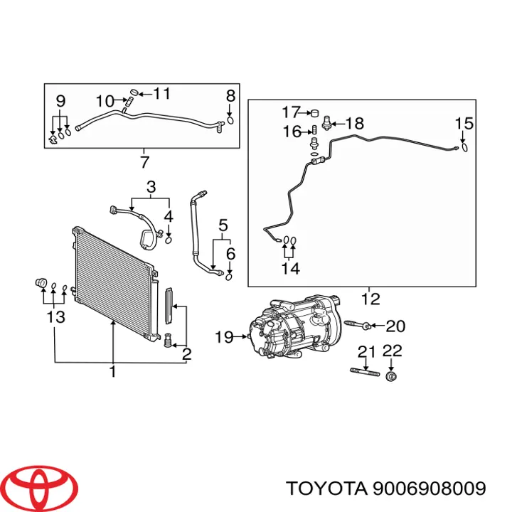 Купить 9006908009 Toyota 