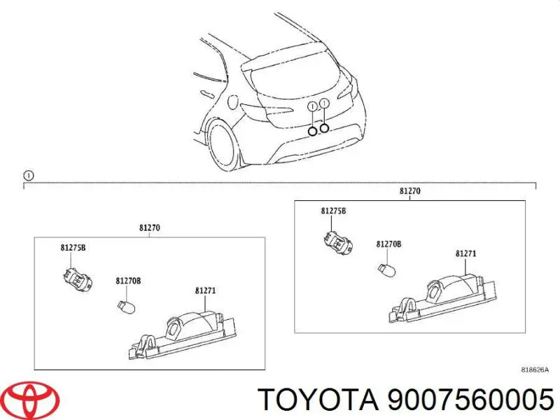 9007560005 Toyota/Lexus