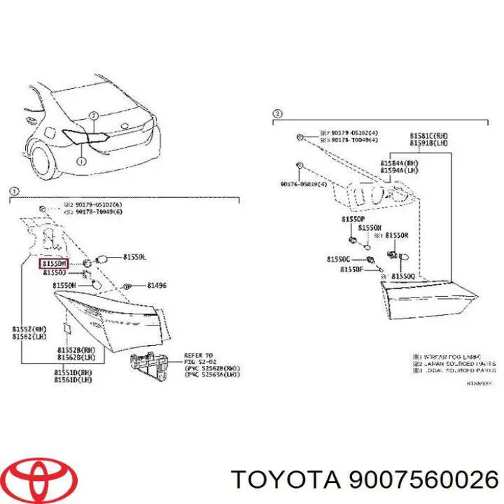  9007560026 Toyota