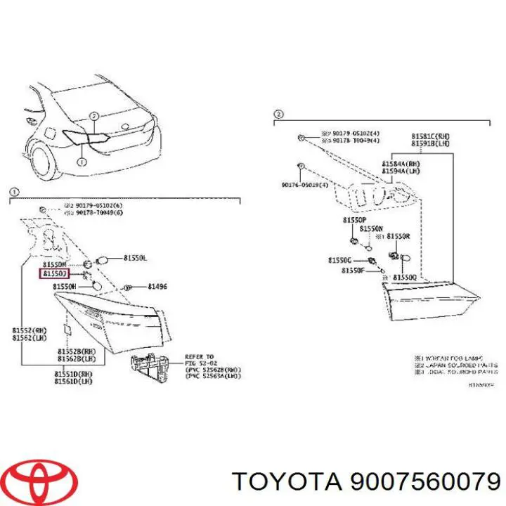 9007560079 Toyota 