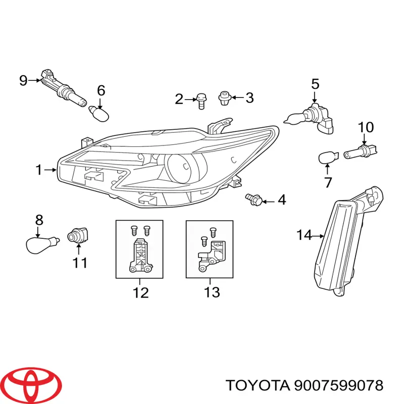  Toyota 9007599078
