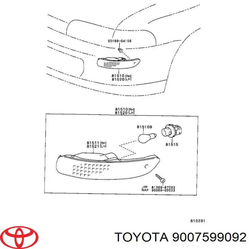  9007599092 Toyota