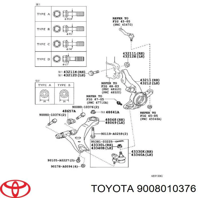  9008010376 Toyota