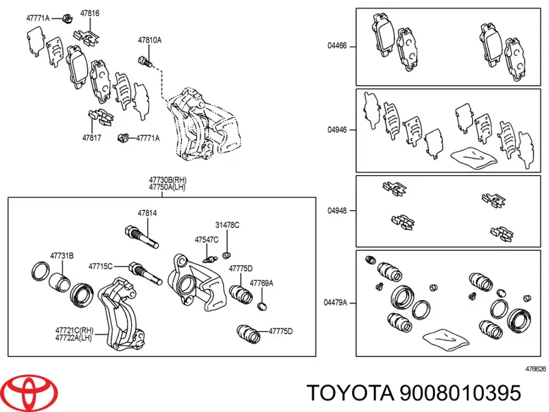  9008010395 Toyota