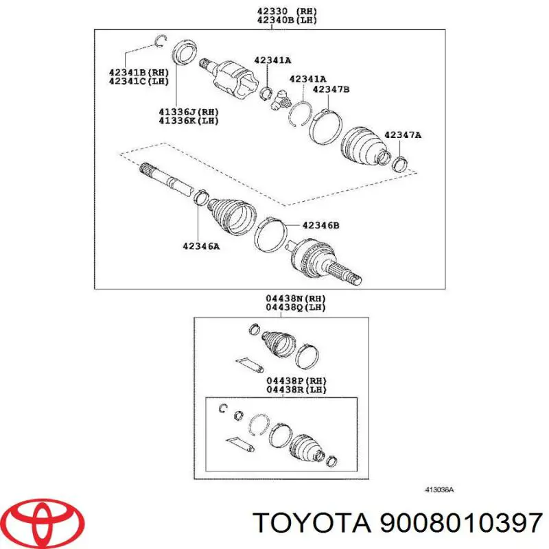  9008010397 Toyota