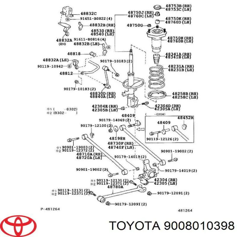  9008010398 Toyota