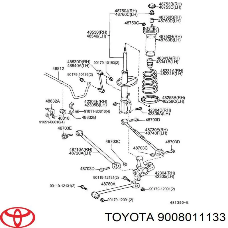  9008011133 Toyota