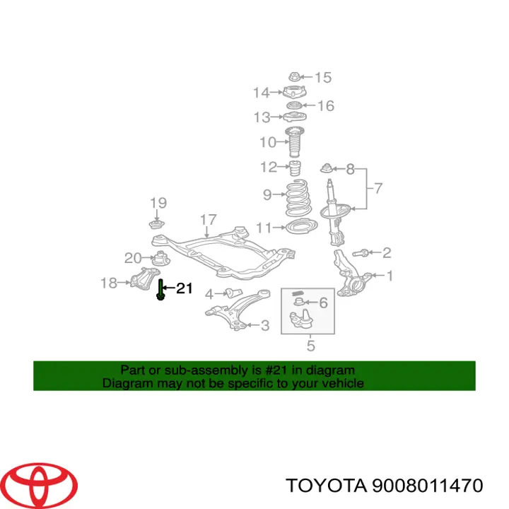  Toyota 9008011470 цена, от 6.33 USD