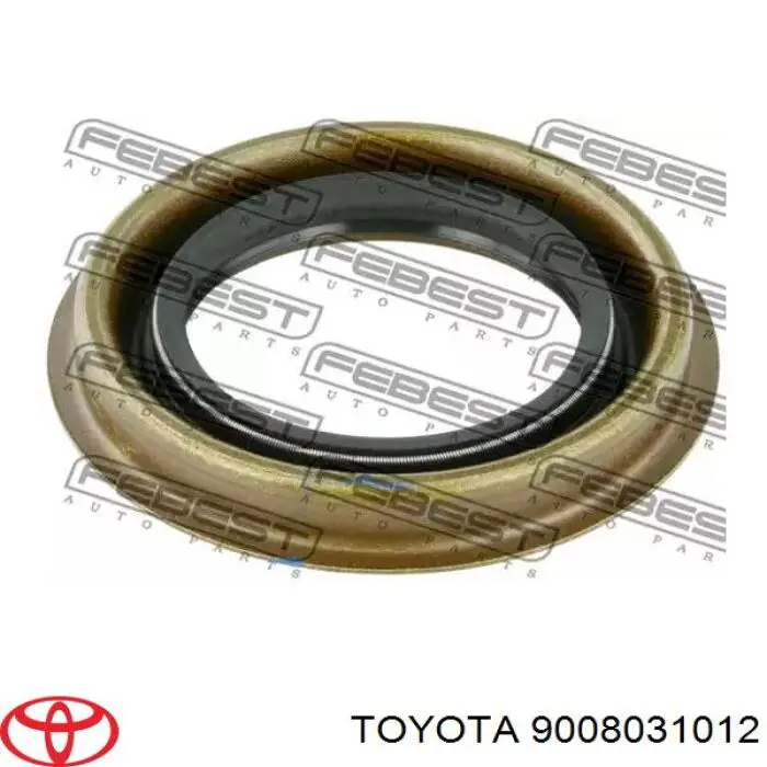 Сальник коленвала двигателя задний 9008031012 Toyota