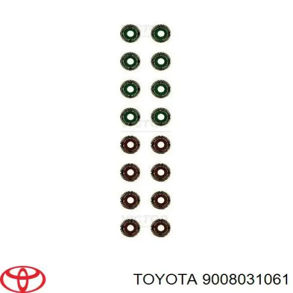 9008031061 Toyota сальник клапана (маслосъёмный впускного)