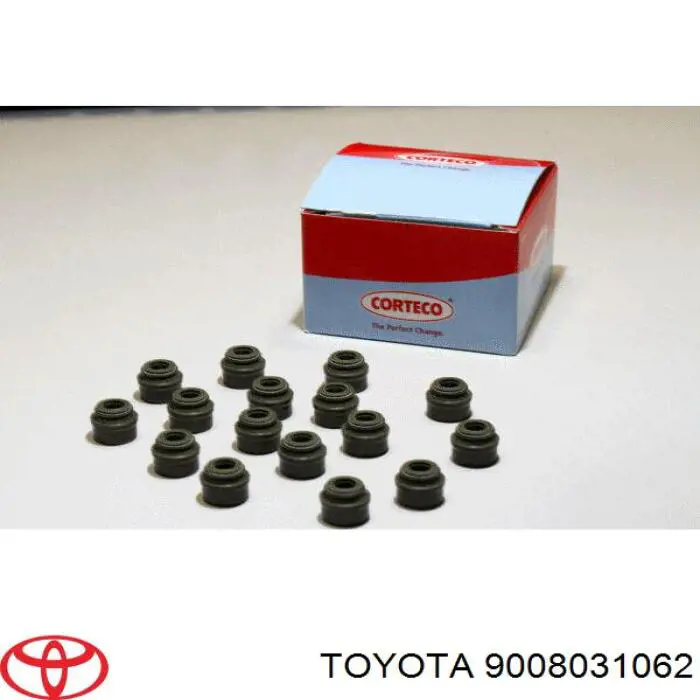 9008031062 Toyota сальник клапана (маслосъёмный выпускного)