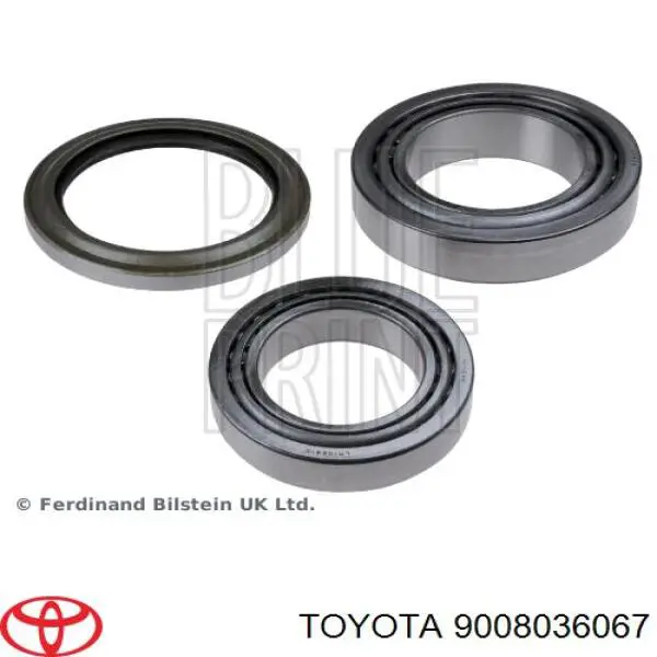 Купить 9008036067 Toyota Подшипник ступицы передней наружный