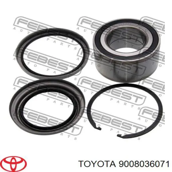 Подшипник ступицы 9008036071 Toyota