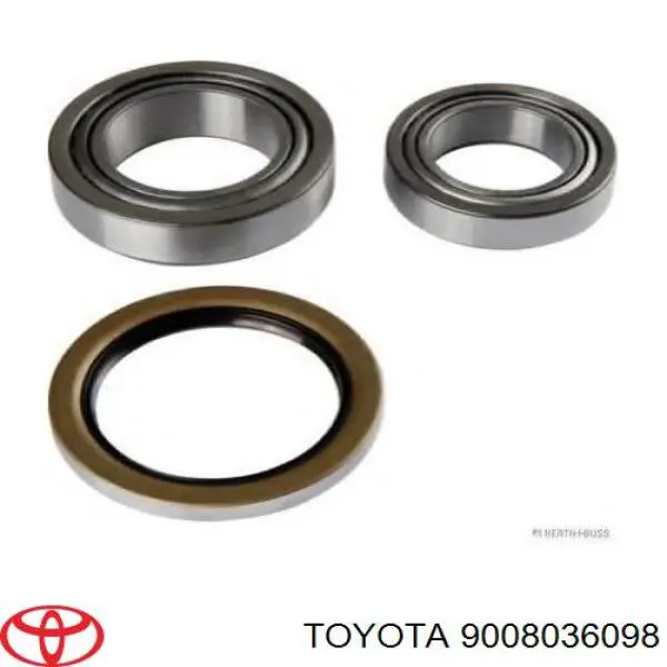 Купить 9008036098 Toyota Подшипник ступицы передней внутренний