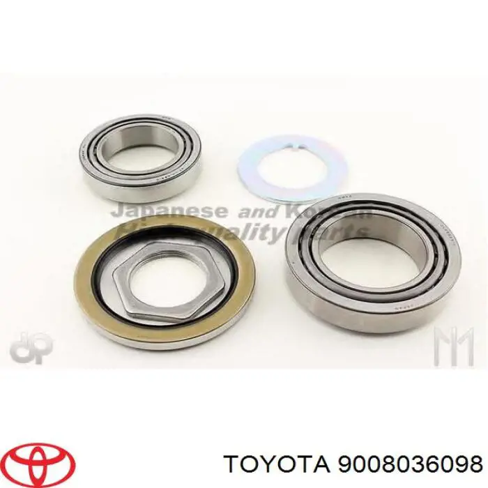 Подшипник ступицы передней внутренний 9008036098 Toyota