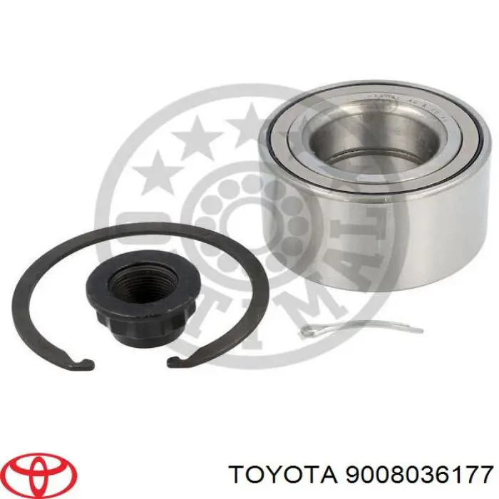 9008036177 Toyota anel de travagem de rolamento de cubo dianteiro