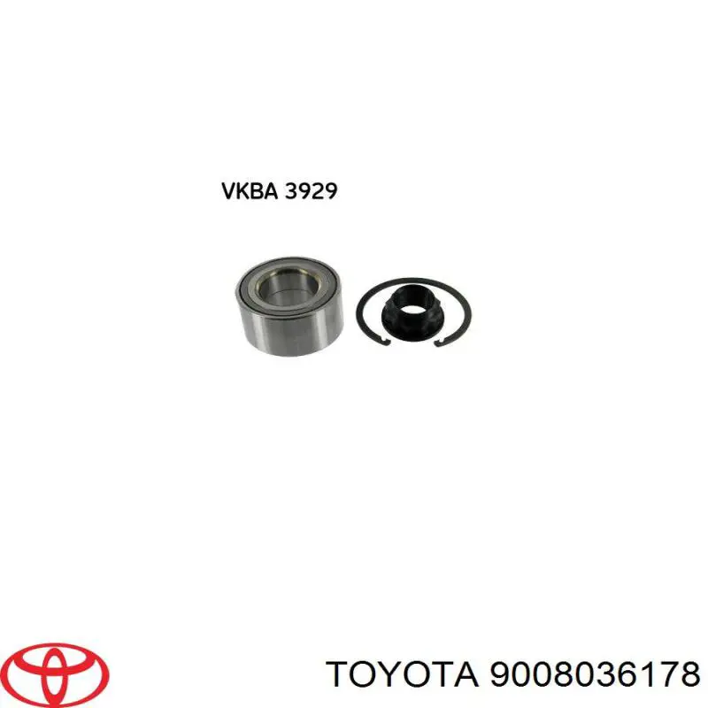 Ступичный подшипник передний Toyota 9008036178