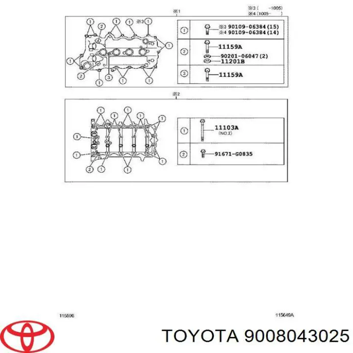  9008043025 Toyota