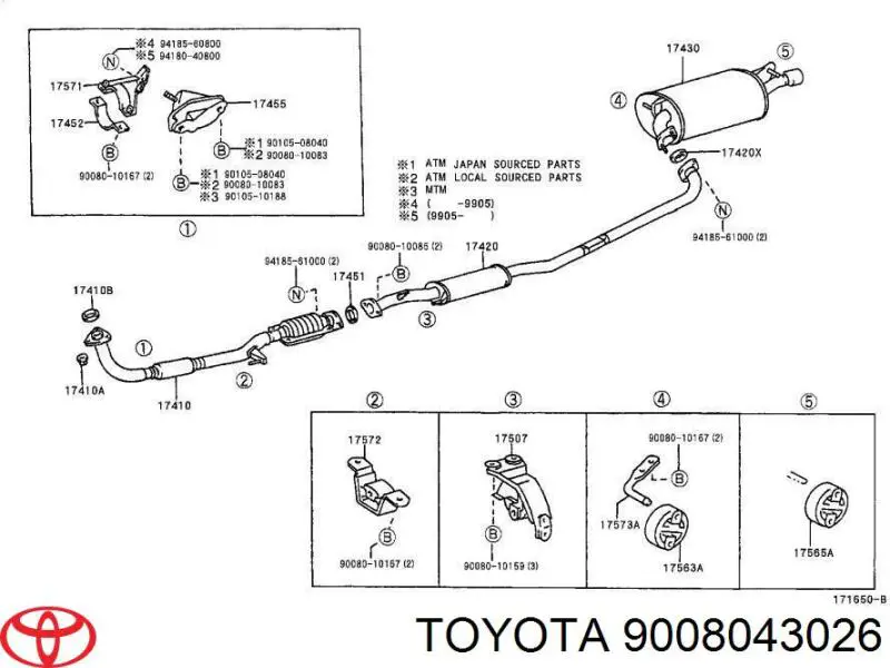 Кольцо приемной трубы глушителя 3670557 Ford