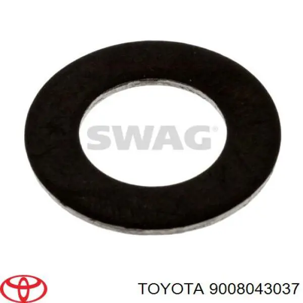 Junta, tapón roscado, colector de aceite 9008043037 Toyota/Lexus