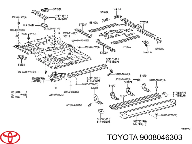  9008046303 Toyota