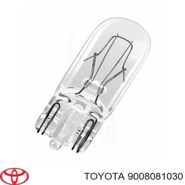 Лампочка плафона освещения салона/кабины Toyota 9008081030