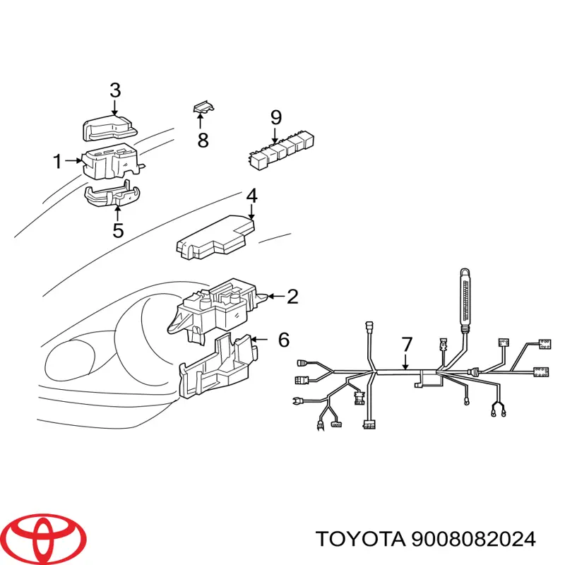  Toyota 9008082024 цена, от 0.86 USD