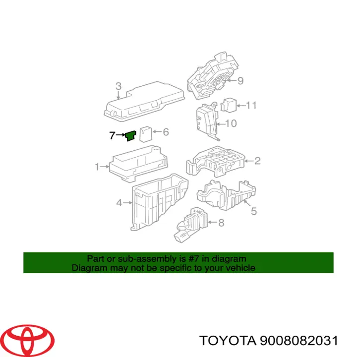 9008082031 Toyota 