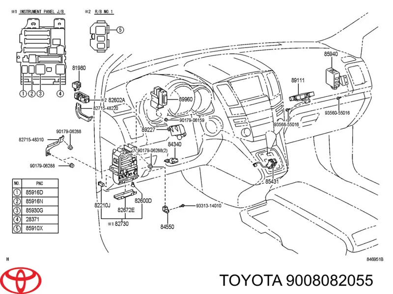  9008082055 Toyota