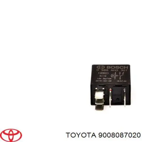 9008087020 Toyota реле электрическое многофункциональное