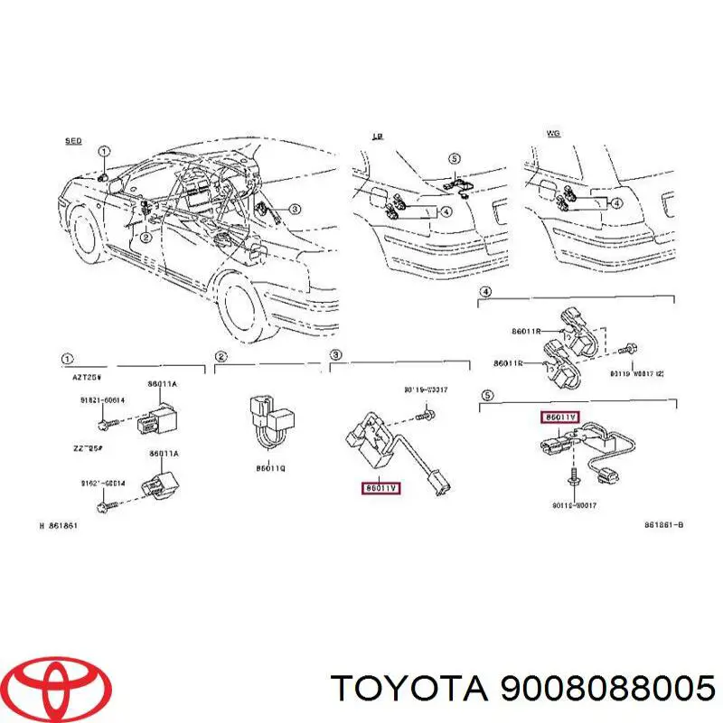  Toyota 9008088005 цена, от 2.53 USD
