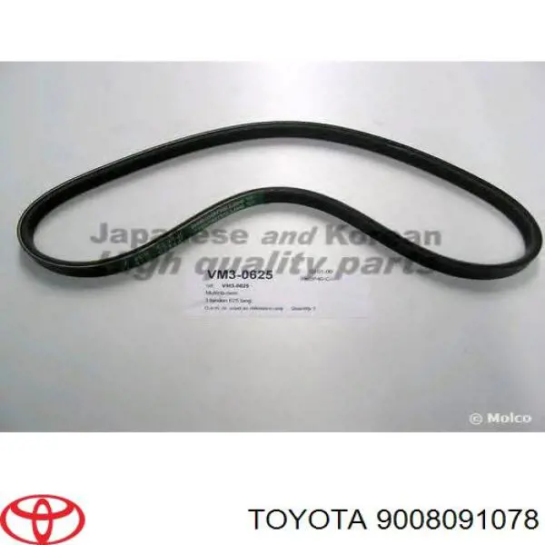 Correa trapezoidal 9008091078 Toyota