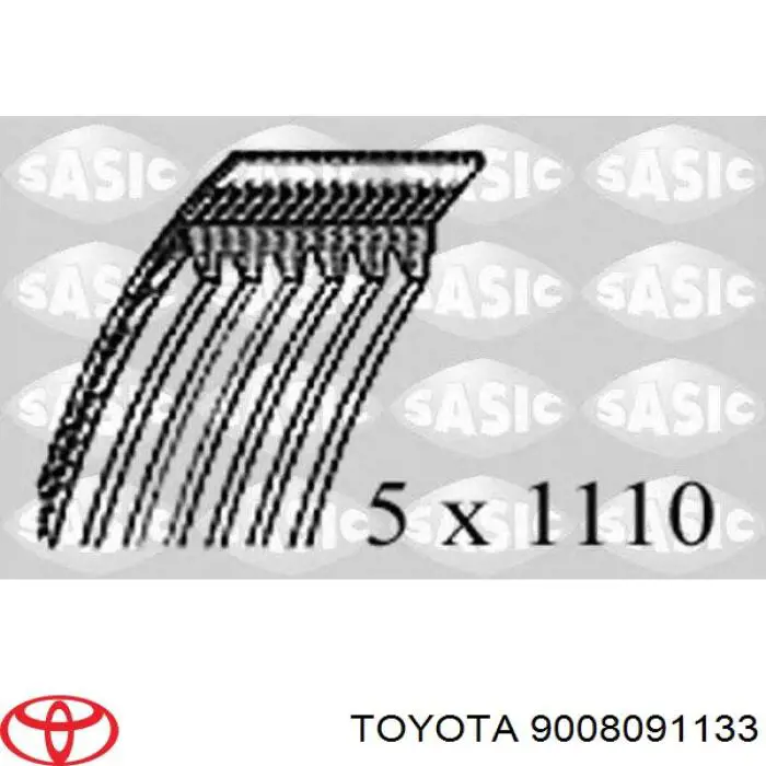 9008091133 Toyota ремень генератора
