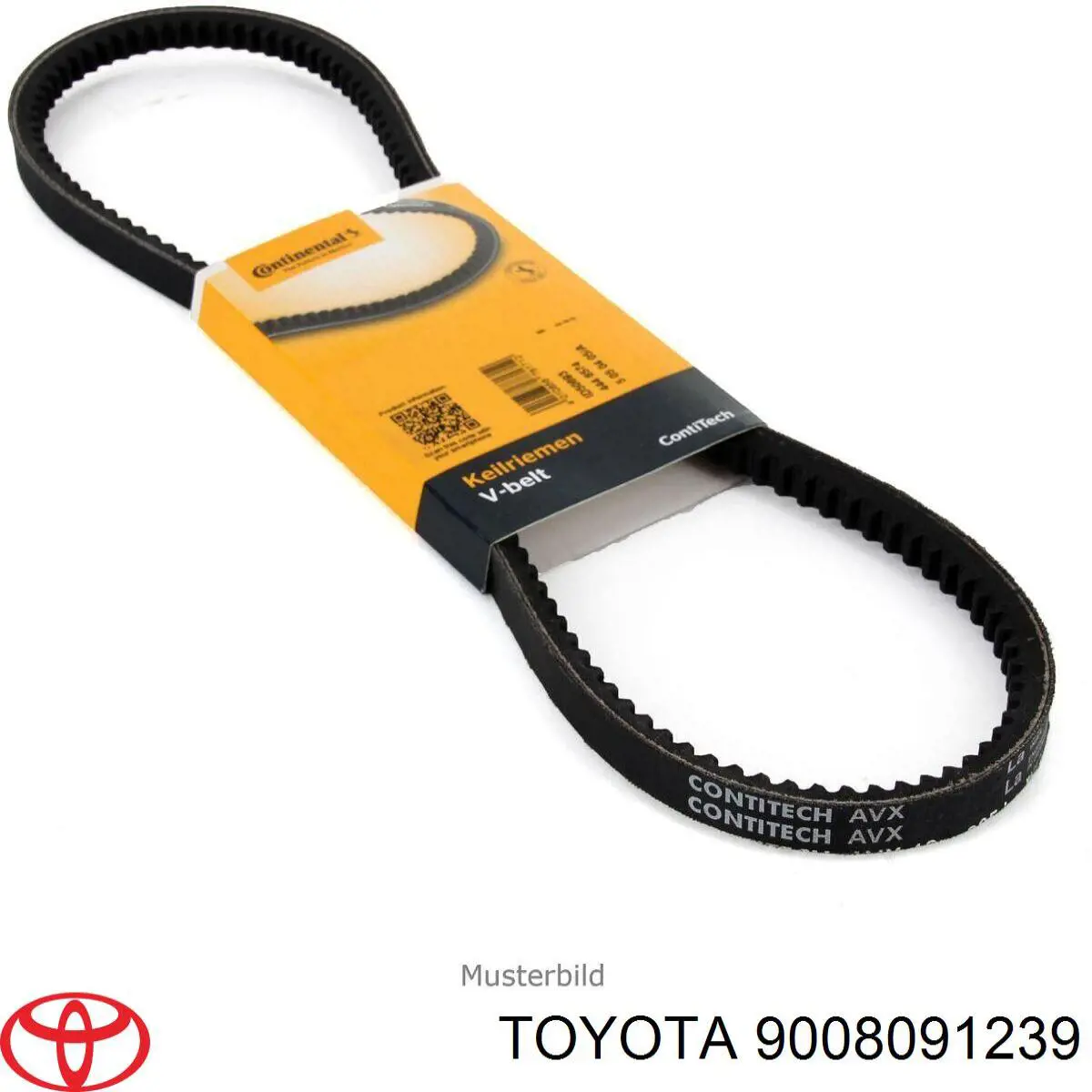 Купить 9008091239 Toyota Ремень генератора