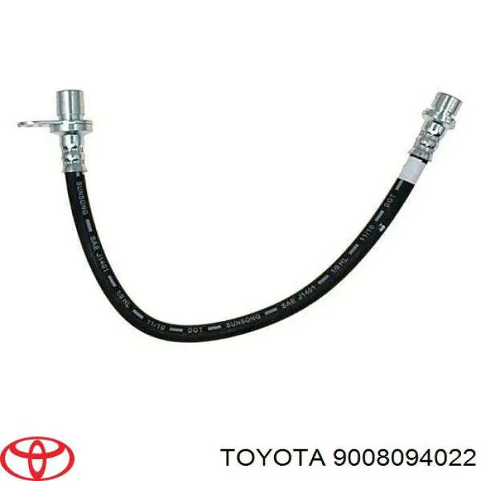 Задний тормозной шланг 9094702752 Toyota