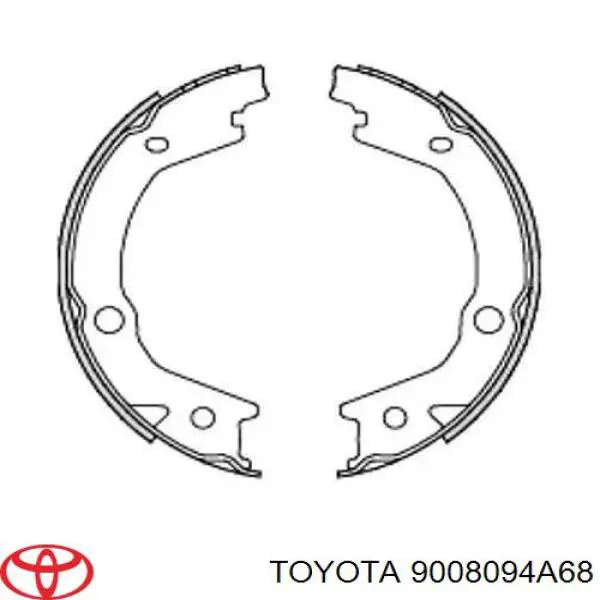 9008094A68 Toyota шланг тормозной передний правый
