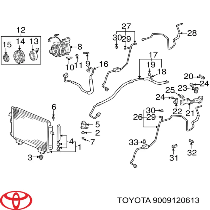  Toyota 9009120613 цена, от 6.66 USD