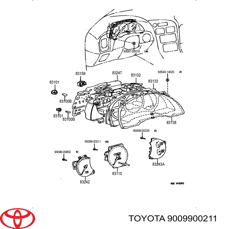  9009900211 Toyota