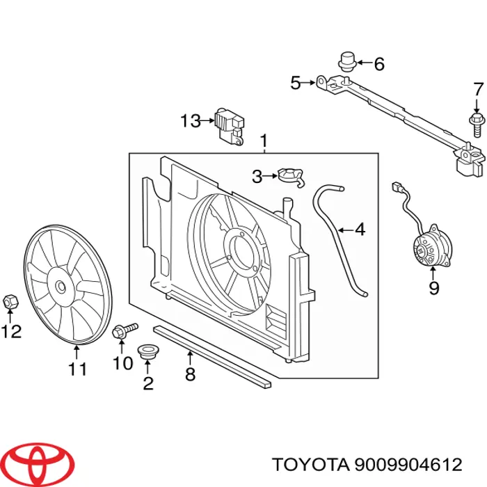  Toyota 9009904612 цена, от 3.18 USD