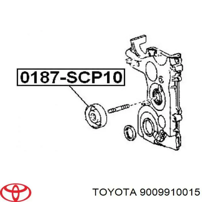 Подшипники на генератор Toyota 9009910015
