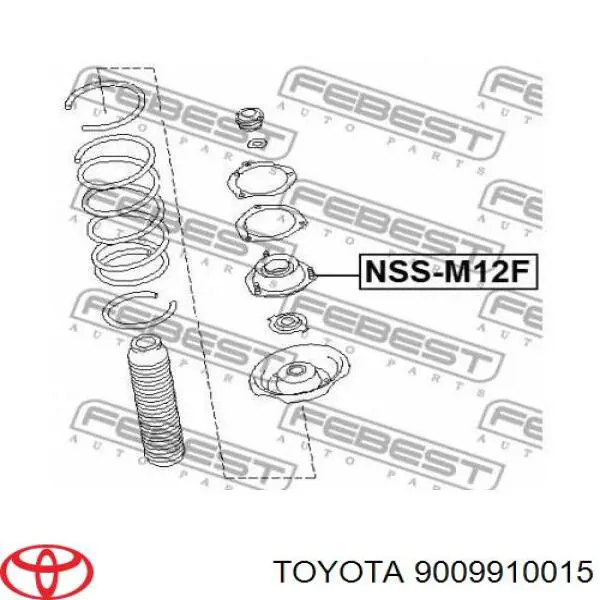 Купить 9009910015 Toyota Подшипники генератора